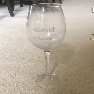 Whole bottle wine glass